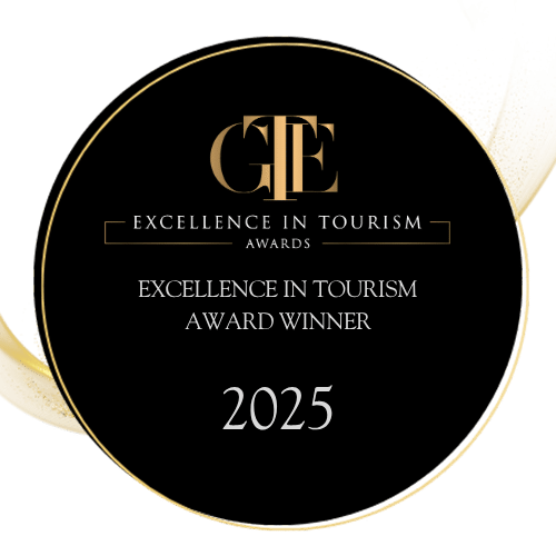 Badge "Excellence in tourism award for 2025"